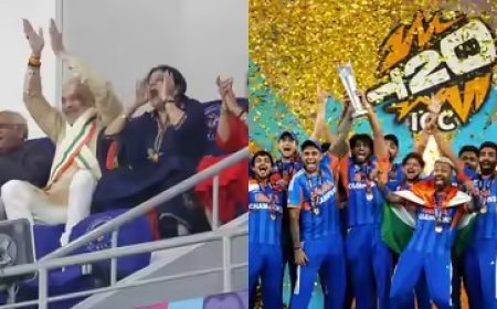 'क्या जीत है…! वर्ल्ड चैंपियन टीम इंडिया को सलाम'- केंद्रीय गृह मंत्री अमित शाह ने टीम इंडिया को दी बधाई, ऐतिहासिक जीत पर शाह ने जताया गर्व। 