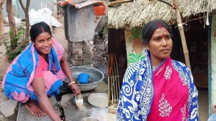 बंगाल चुनाव में लोकतंत्र की अनूठी तस्वीर: दूसरों के घरों में बर्तन मांजने वाली कलिता माजी बनीं बीजेपी उम्मीदवार, औशग्राम सीट पर रसूखदारों को देंगी चुनौती।
