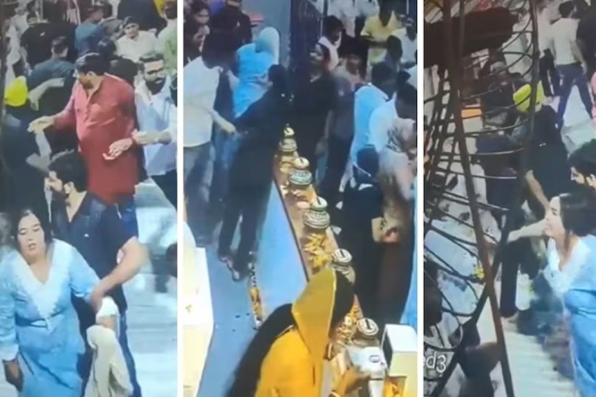 सालासर बालाजी मंदिर में श्रद्धालुओं और बाउंसरों के बीच खूनी संघर्ष, महिलाओं को पीटने का वीडियो वायरल।
