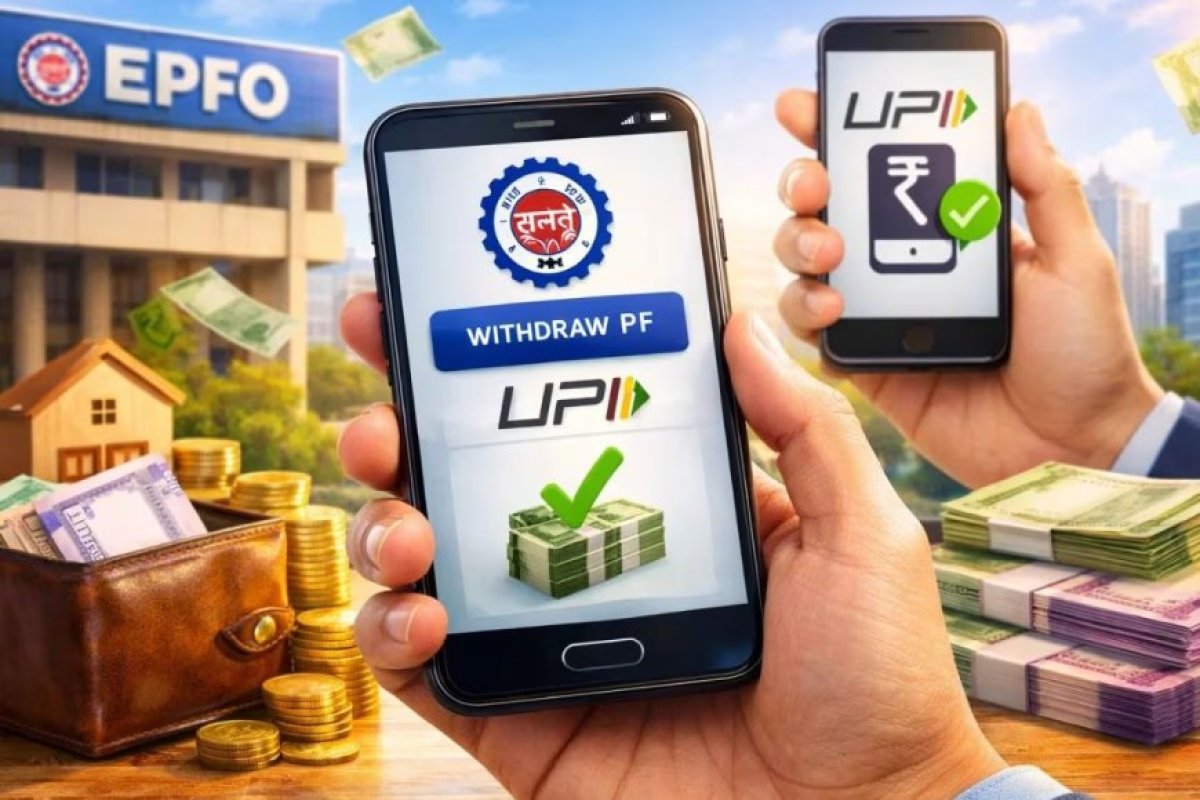 EPFO का बड़ा तोहफा: अब UPI के जरिए निकाल सकेंगे पीएफ का पैसा, अप्रैल में लॉन्च होगा नया मोबाइल एप्लिकेशन।