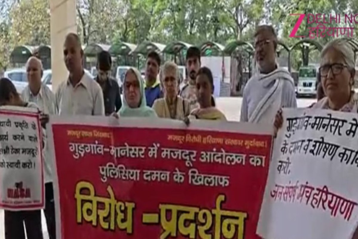 फरीदाबाद में फूटा मजदूरों का गुस्सा: सेक्टर-37 और सराय ख्वाजा में सड़क जाम, वेतन वृद्धि की मांग पर अड़े कामगार