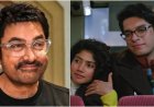 बेटे जुनैद की फिल्म 'एक दिन' के इवेंट में फूट-फूटकर रोए आमिर खान, शर्ट के कॉलर से पोंछे बहते आंसू।