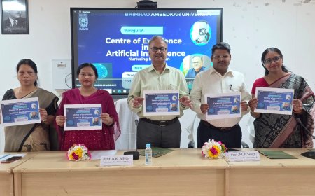 Lucknow: बाबासाहेब भीमराव अंबेडकर विश्वविद्यालय  में दो दिवसीय एआई कार्यशाला, शोधार्थियों को मिला व्यावहारिक प्रशिक्षण।