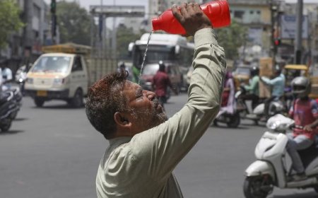 उत्तर भारत में 'लू' का भीषण तांडव: यूपी-बिहार में पारा 44 डिग्री के पार, राजस्थान में तपती सड़कों ने बढ़ाई मुश्किलें।