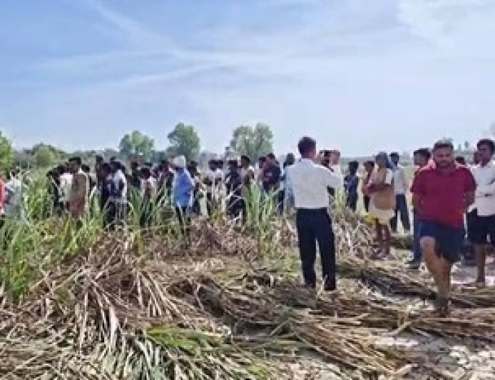 रोंगटे खड़े कर देने वाली वारदात, चार दिन से लापता युवती का क्षत-विक्षत शव गन्ने के खेत में बरामद।