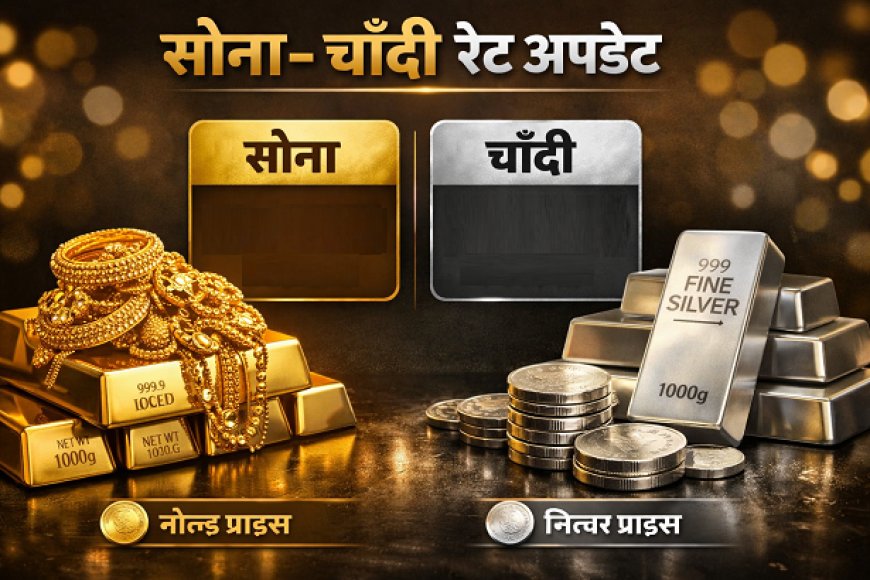 सोने की चमक और चांदी की धमक: फटाफट चेक करें आज के रेट्स