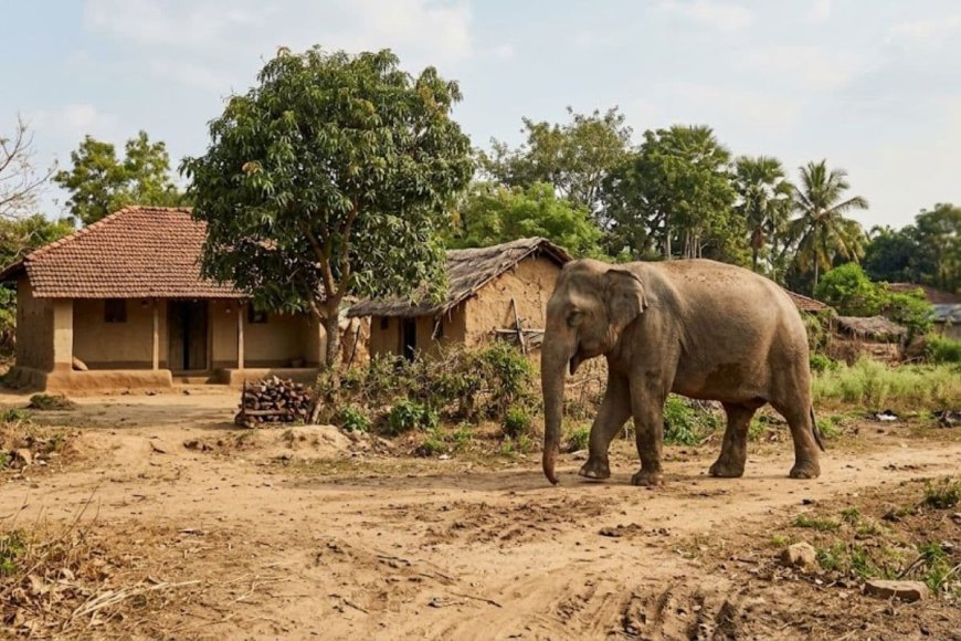 सरायकेला में जंगली हाथियों का भीषण कोहराम: मां-बेटी को बेरहमी से कुचलकर मार डाला, गांव में दहशत का माहौल।