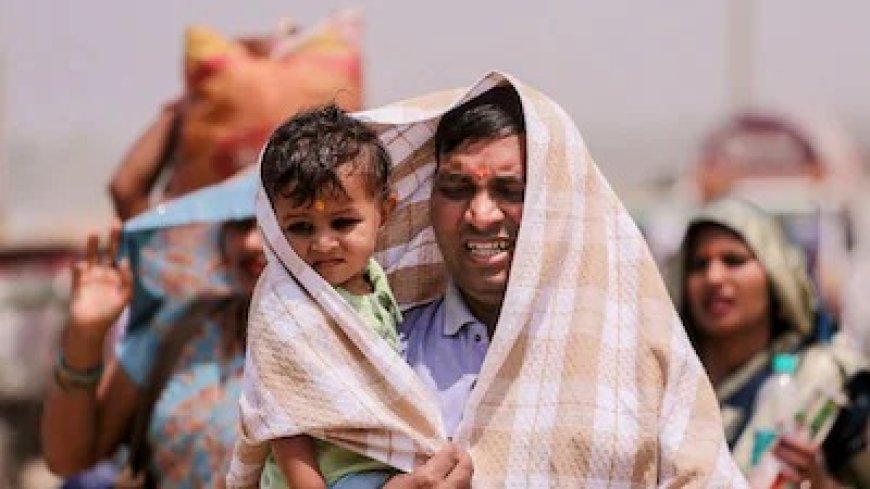 यूपी में गर्मी का प्रचंड प्रहार: लखनऊ और प्रयागराज में पारा 45.2 डिग्री के पार, आसमान से बरस रही है आग।