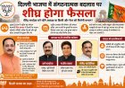 दिल्ली भाजपा में बड़े बदलाव की सुगबुगाहट: वीरेंद्र सचदेवा की कुर्सी बरकरार रहेगी या किसी नए चेहरे को मिलेगी कमान?