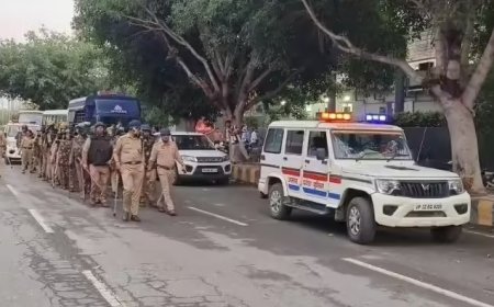 मजदूर दिवस पर नोएडा में अभूतपूर्व सुरक्षा घेरा: 11 जोन और 49 सेक्टरों में बंटा शहर, चप्पे-चप्पे पर पुलिस का पहरा
