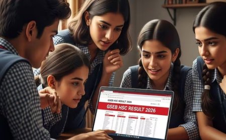गुजरात बोर्ड HSC रिजल्ट 2026 घोषित: विज्ञान और सामान्य संकाय के नतीजे जारी, यहाँ से करें डाउनलोड।