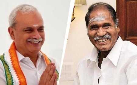 पुडुचेरी में रंगासामी का जलवा बरकरार: थट्टनचावडी सीट से मुख्यमंत्री ने बनाई निर्णायक बढ़त।