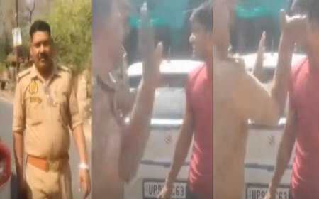 खाकी पर लगा गंभीर दाग, झांसी में दरोगा और सिपाही ने मिलकर युवक को दौड़ा-दौड़ा कर सरेराह पीटा।