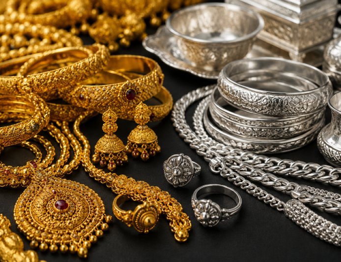 आज कीमती धातुओं का ताजा हाल: दिल्ली से चेन्नई तक, जानें 24K, 22K और 18K सोने के भाव