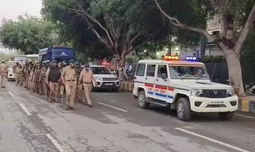मजदूर दिवस पर नोएडा में अभूतपूर्व सुरक्षा घेरा: 11 जोन और 49 सेक्टरों में बंटा शहर, चप्पे-चप्पे पर पुलिस का पहरा