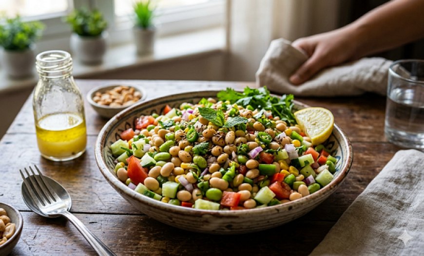 प्रोटीन का पावरहाउस: सुबह के नाश्ते के लिए झटपट तैयार करें सोयाबीन सैलेड, स्वाद और सेहत का बेजोड़ संगम।