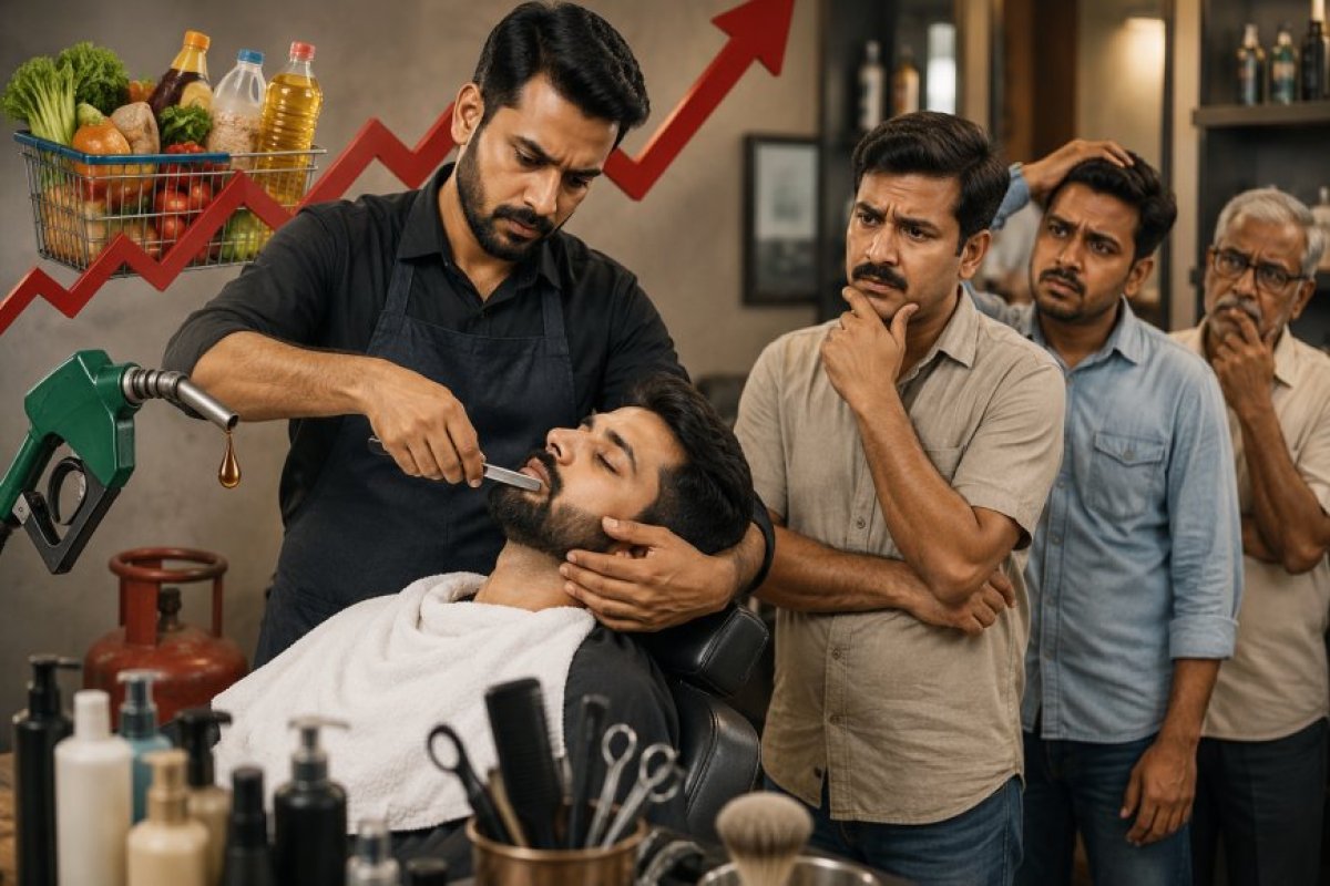 सैलून की ग्रूमिंग सर्विसेज के नए दाम शनिवार 6 जून से हुए लागू, अब एक साधारण हेयरकट के लिए चुकाने होंगे 180 रुपये और शेविंग के लिए 120 रुपये।