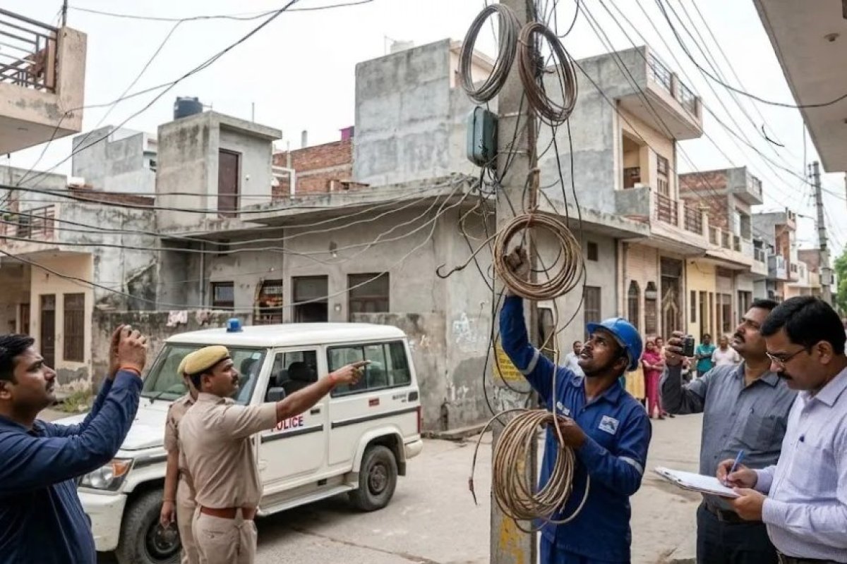 गाजियाबाद में बिजली विभाग की ताबड़तोड़ छापेमारी से अवैध कनेक्शन धारकों में मचा हड़कंप, लोनी और मुरादनगर में 35 बिजली चोर धरे गए