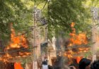 शॉर्ट सर्किट से होटलनुमा इमारत में फैले धुएं का गुबार के बीच दमकल और पुलिस के पहुंचने से पहले ही मसीहा बनकर उभरे वसीम राजा और शोएब।