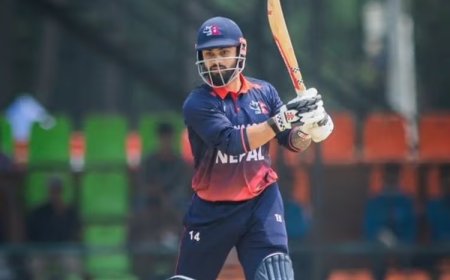 अंतरराष्ट्रीय T20 क्रिकेट में नेपाल ने रचा स्वर्णिम इतिहास, चीन को 221 रनों के विशाल अंतर से रौंदकर दर्ज की ऐतिहासिक जीत।