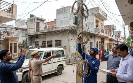 गाजियाबाद में बिजली विभाग की ताबड़तोड़ छापेमारी से अवैध कनेक्शन धारकों में मचा हड़कंप, लोनी और मुरादनगर में 35 बिजली चोर धरे गए