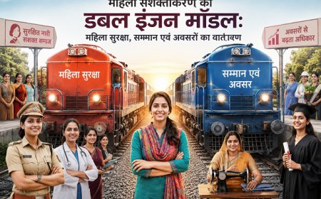 महिला सशक्तीकरण का डबल इंजन मॉडलः महिला सुरक्षा, सम्मान एवं अवसरों का वातावरण