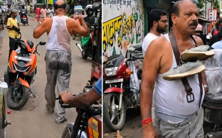 पश्चिम बंगाल: भ्रष्टाचार के आरोपों पर घिरे TMC नेता स्वपन सामंत, पहनाई जूतों की माला और कराई उठक-बैठक