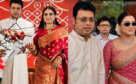 बिप्लब कुमार देब ने रचाई दूसरी शादी: कन्नड़ एक्ट्रेस त्रिवेणी राव के साथ लिए सात फेरे, सोशल मीडिया पर तस्वीरें वायरल