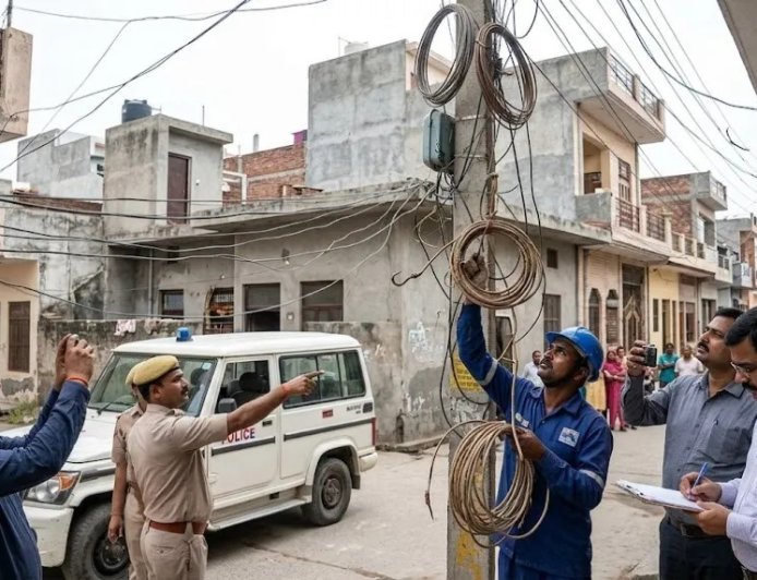 गाजियाबाद में बिजली विभाग की ताबड़तोड़ छापेमारी से अवैध कनेक्शन धारकों में मचा हड़कंप, लोनी और मुरादनगर में 35 बिजली चोर धरे गए