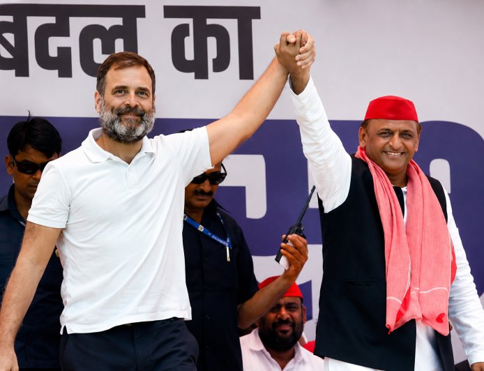 SP-Congress Rift: सपा-कांग्रेस में अनबन पर बीजेपी का तंज, कहा- मुस्लिम वोट बैंक के लिए हो रही नूराकुश्ती