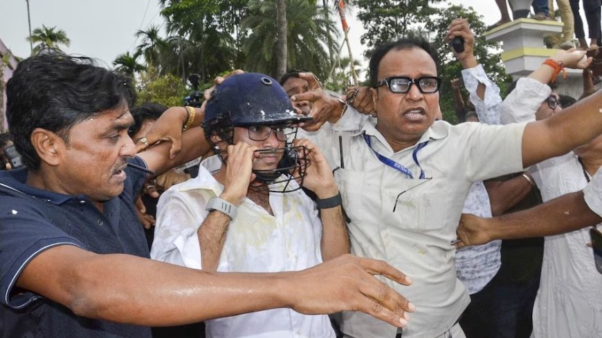 पश्चिम बंगाल में दो शीर्ष राजनेताओं पर हुए हिंसक हमलों के बाद पुलिसिया कार्रवाई तेज, सीसीटीवी और वीडियो फुटेज के आधार पर पांच लोग गिरफ्तार।