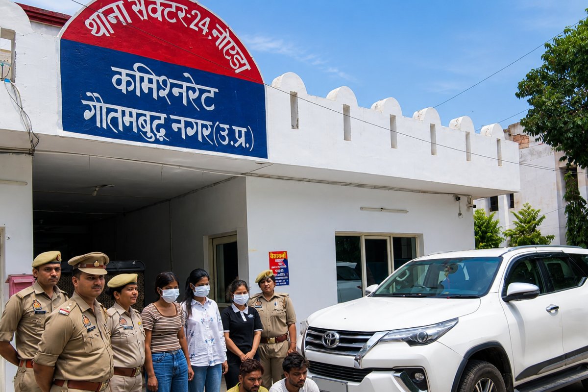 Noida Cyber Crime : नोएडा में ऑनलाइन फ्रेंडशिप के नाम पर ठगी करने वाले गिरोह का भंडाफोड़, 5 आरोपी गिरफ्तार