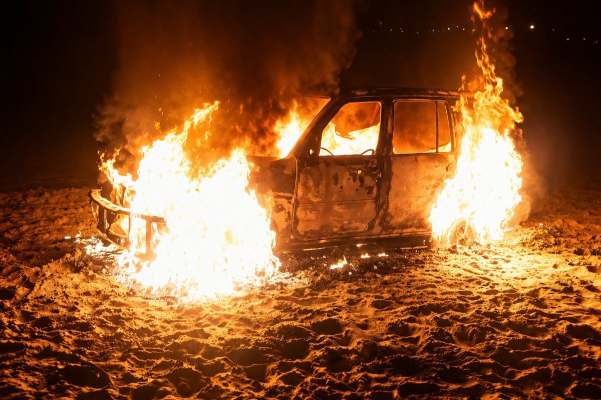 Delhi Police Scorpio Fire: दिल्ली में थाना प्रभारी की स्कॉर्पियो कार में लगी भीषण आग, बाल-बाल बचे SHO और ड्राइवर