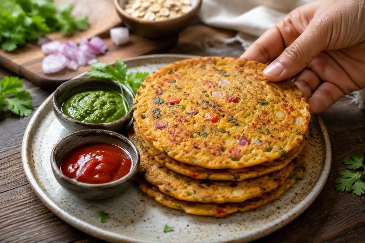 Besan Oats Pancake Recipe: नाश्ते में बनाएं प्रोटीन से भरपूर बेसन-ओट्स पैनकेक, जानें आसान विधि