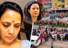 महुआ मोइत्रा पर हमला: नदिया में टीएमसी सांसद पर फेंके गए अंडे और पत्थर, पुलिस पर मूकदर्शक बनने का आरोप
