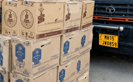 Vaishali Liquor Seizure: वैशाली में 'जीरा पानी' की आड़ में विदेशी शराब की बड़ी खेप बरामद, 6132 लीटर शराब जब्त, 2 पर केस दर्ज