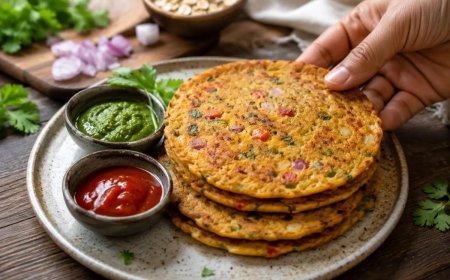 Besan Oats Pancake Recipe: नाश्ते में बनाएं प्रोटीन से भरपूर बेसन-ओट्स पैनकेक, जानें आसान विधि