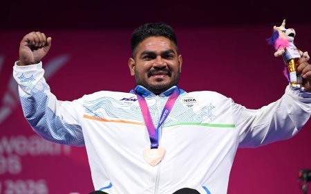 CWG 2026: झंडू कुमार ने कॉमनवेल्थ गेम्स में भारत को दिलाया पहला मेडल, पैरा पावरलिफ्टिंग में जीता ब्रॉन्ज
