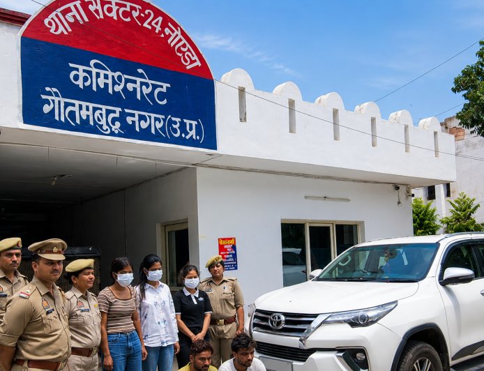 Noida Cyber Crime : नोएडा में ऑनलाइन फ्रेंडशिप के नाम पर ठगी करने वाले गिरोह का भंडाफोड़, 5 आरोपी गिरफ्तार