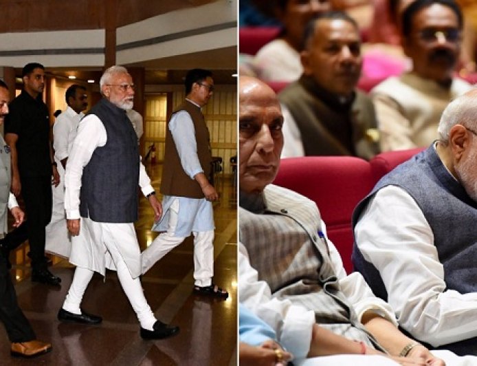 संसद के मानसून सत्र में NDA की 'मंगल मिलन' बैठक शुरू, PM मोदी समेत शीर्ष दिग्गज रणनीति बनाने जुटे 