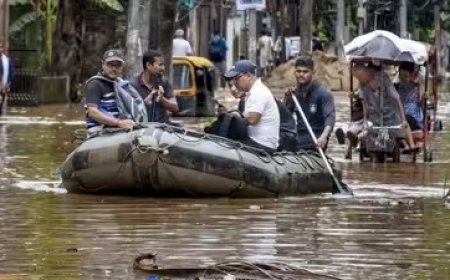 Assam Flood Death Toll Crosses 100: असम में मूसलाधार बारिश और बाढ़ से स्थिति विकराल, 100 से अधिक लोगों की मौत