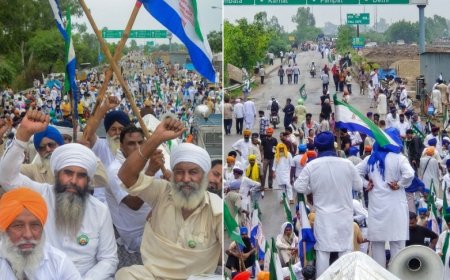Farmers Delhi Chalo March: US ट्रेड डील के विरोध में किसानों का दिल्ली कूच, खनौरी बॉर्डर पूरी तरह सील; कड़ा पहरा