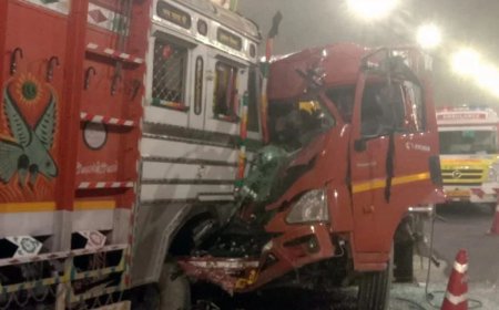 Kullu Manali Fourlane Accident: हनोगी टनल में दो ट्रकों की भीषण भिड़ंत, 3 की मौत और 8 गंभीर रूप से घायल