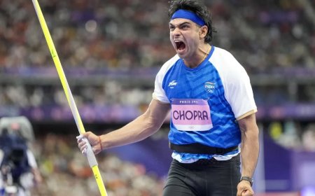 Neeraj Chopra Lausanne Diamond League: नीरज चोपड़ा का 88.05 मीटर का शानदार थ्रो, दूसरे स्थान पर रहकर जीता दिल
