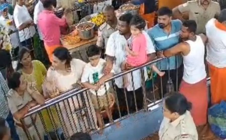 Karnataka Temple Incident: श्रीरंगपट्टनम मंदिर में महिला पुलिस अधिकारी को थप्पड़ मारने का CCTV फुटेज आया सामने, विधायक की बेटी पर केस