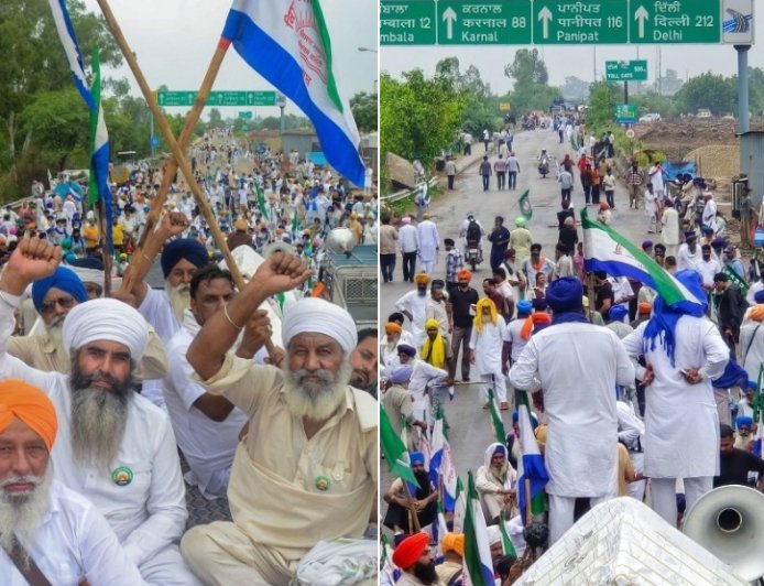 Farmers Delhi Chalo March: US ट्रेड डील के विरोध में किसानों का दिल्ली कूच, खनौरी बॉर्डर पूरी तरह सील; कड़ा पहरा