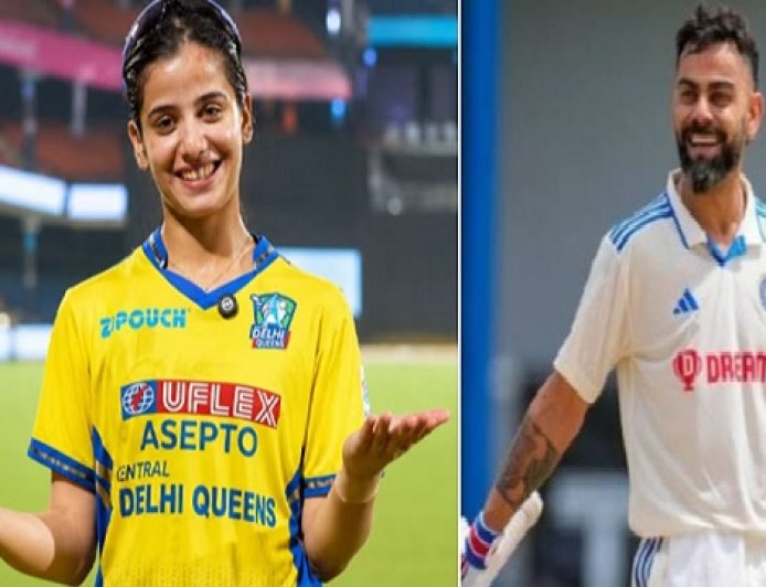 Medhavi Bidhuri Request To Virat Kohli: 'विराट भैया प्लीज फॉलोबैक करो', DPL सनसनी मेधावी बिदुड़ी की खास गुजारिश