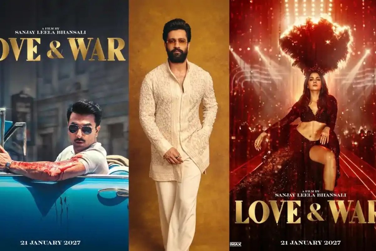 Love and War: रणबीर-आलिया के बाद विक्की कौशल का पहला लुक रिलीज, रेट्रो अंदाज ने जीता फैंस का दिल