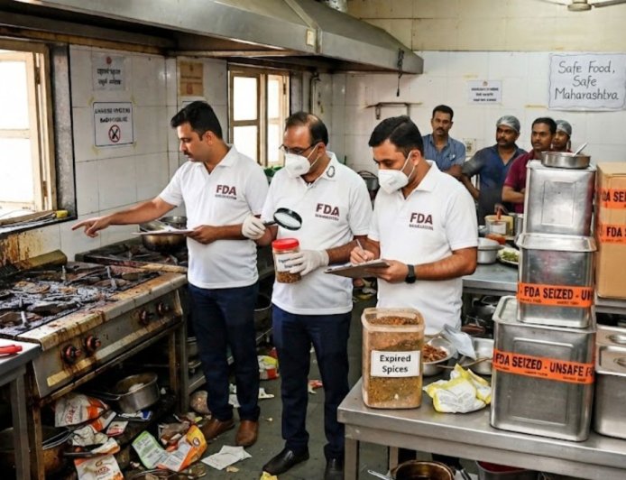 Mumbai FDA Action: जुहू इस्कॉन के गोविंदास समेत 3 रेस्टोरेंट और Zepto के डार्क स्टोर्स के लाइसेंस निलंबित, भारी गंदगी उजागर