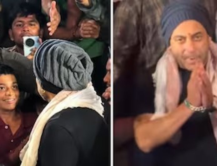 Salman Khan Ganpati Darshan: मुंबई में बप्पा के दर्शन करने पहुंचे सलमान खान, भीड़ ने घेरा तो हाथ जोड़कर मांगी राह